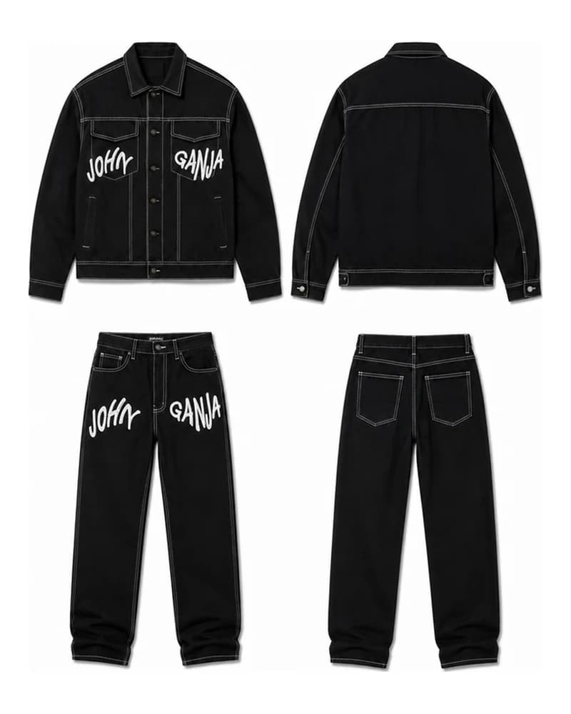 John Ganja Smoke Denim Set